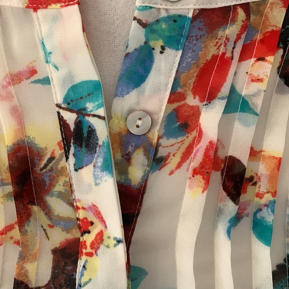 Daniel Rainn Sheer Floral Shirt - Picture 4 of 8